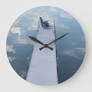 Grande Horloge Ronde Heure de détendre et se refléter