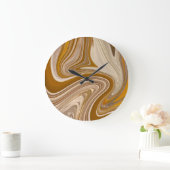 Grande Horloge Ronde Heure de la bière Abstraite (Maison)