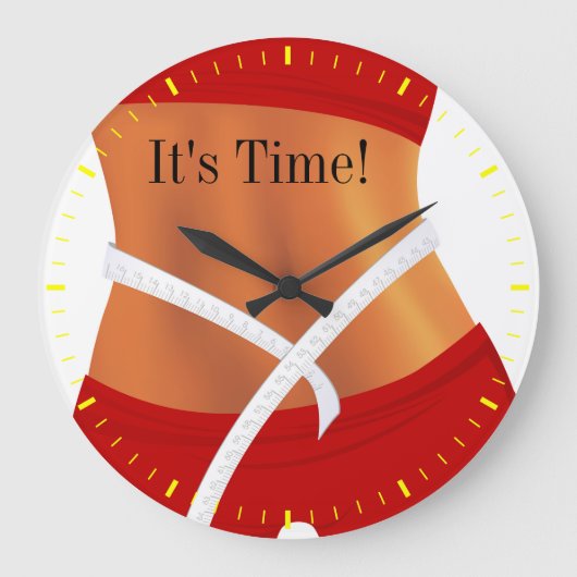 Grande Horloge Ronde Heure de l'arrêt de travail / régime - SRF (Recto)