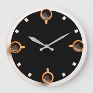 Grande Horloge Ronde Heure du café