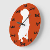 Grande Horloge Ronde Heure du chien (Angle)