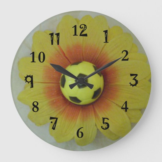 Grande Horloge Ronde Heure du football (Recto)