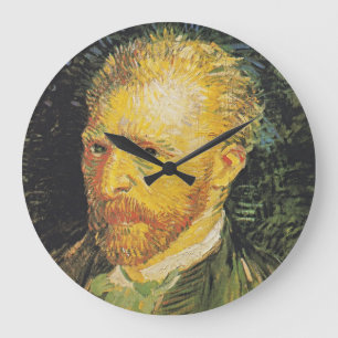 Grande Horloge Ronde Heures d'attente : Autoportrait de Van Gogh