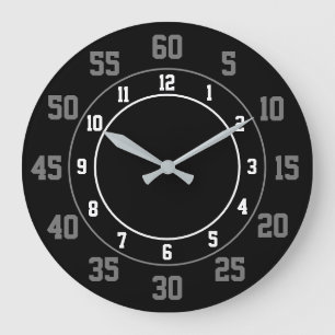 Grande Horloge Ronde Heures et minutes