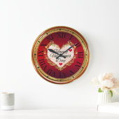 Grande Horloge Ronde Heureuse Sainte-Valentin (Maison)