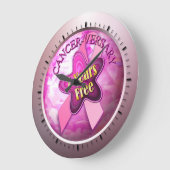 Grande Horloge Ronde Heureux cancer versary (Angle)