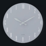 Grande Horloge Ronde Hexadecimal Geek (narrow)<br><div class="desc">Telling time with a hexadecimal clock is simple. Just remember that A = 10 and 10 = 16. Then if you multiply,  say,  10 by .75,  you get 12. See how easy that is?</div>