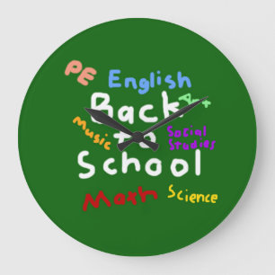 Grande Horloge Ronde HI54EDU Retour à l'école