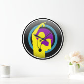 Grande Horloge Ronde Hip hop Wall Clock (Maison)
