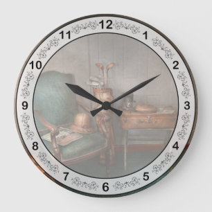 Grande Horloge Ronde Hobby - Golf - Photographie - Persuades de bonheur