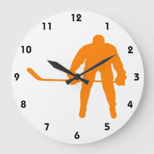Grande Horloge Ronde Hockey orange