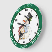 Grande Horloge Ronde Holiday cartoon clock (Angle)