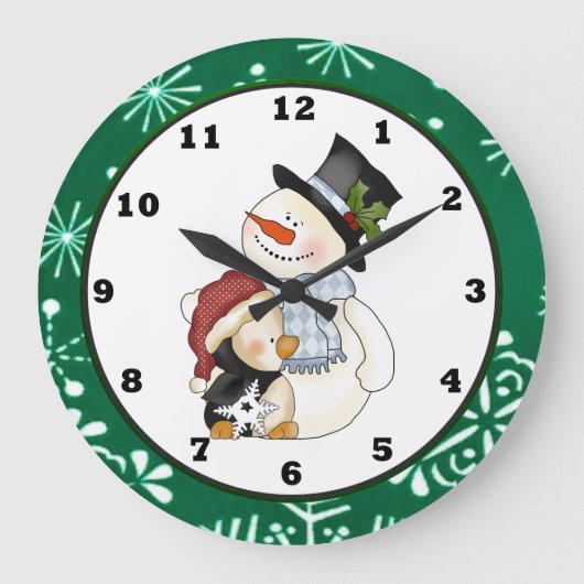 Grande Horloge Ronde Holiday cartoon clock (Recto)