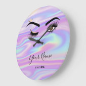 Grande Horloge Ronde Holographe maquillage Wink Eye Lash Extensions (Angle)