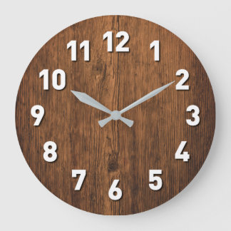 Grande Horloge Ronde holzuhr