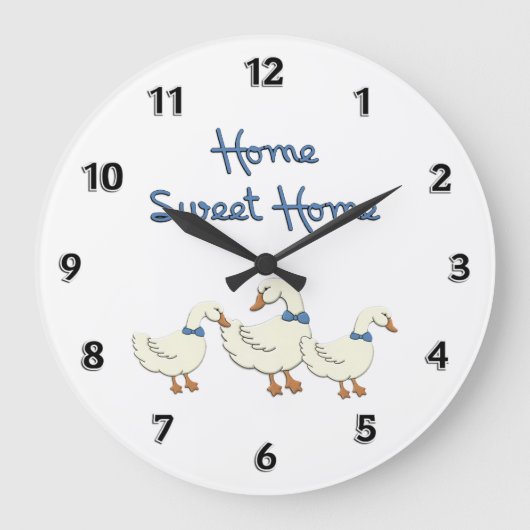 Grande Horloge Ronde Home Sweet Home (Recto)