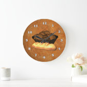 Grande Horloge Ronde Homemade Bread Kitchen wall clock (Maison)