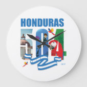 Grande Horloge Ronde Honduras 504 Reloj de Pared (Recto)