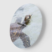 Grande Horloge Ronde Honu Hawaiian Sea Turtle - Hawaii Turtles (Angle)