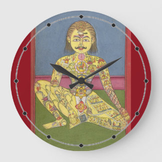 Grande Horloge Ronde Horaire Energy Yoga