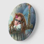 Grande Horloge Ronde Horaires Triste Fée (Angle)