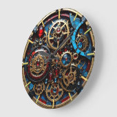 Grande Horloge Ronde horloge, engrenages (Angle)