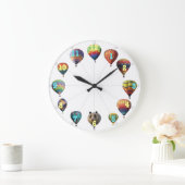 Grande Horloge Ronde Hot Air Balloon (Maison)
