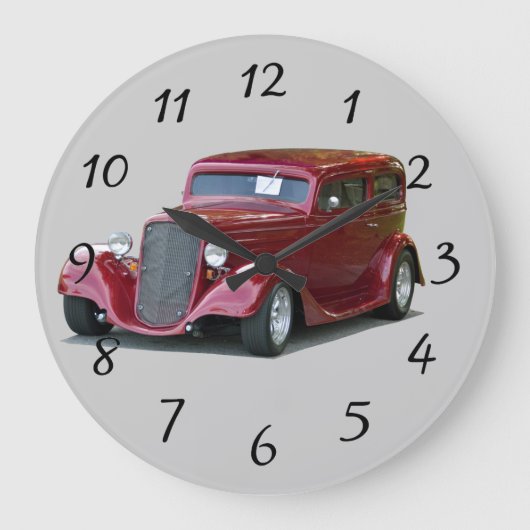 Grande Horloge Ronde Hot rod de coupé customisé par 1934 (Recto)