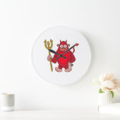 Grande Horloge Ronde https://www.zazzle.com/custom/clocks (Maison)