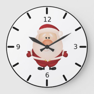 Grande Horloge Ronde Hugs from Santa Claus