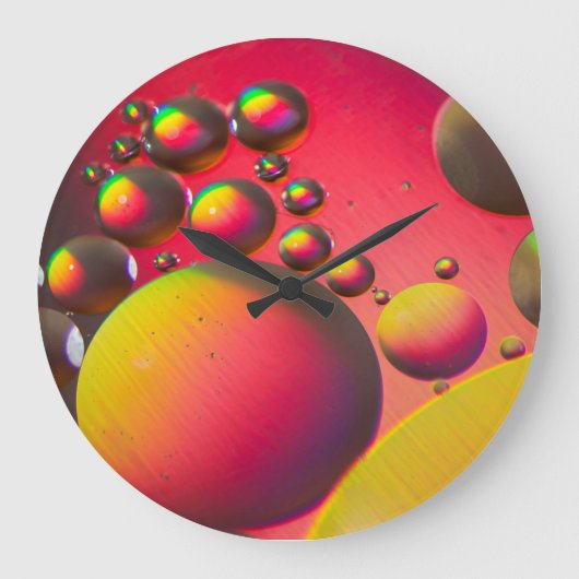 Grande Horloge Ronde Huile sur l'eau (Recto)