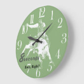 Grande Horloge Ronde Huit Secondes, Facile, N'Est-Ce Pas ? Bull Riding  (Angle)
