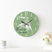 Grande Horloge Ronde Huit Secondes, Facile, N'Est-Ce Pas ? Bull Riding  (Maison)