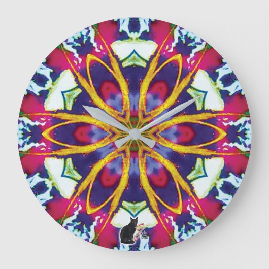 Grande Horloge Ronde Hummers Kaleidoscope (Recto)
