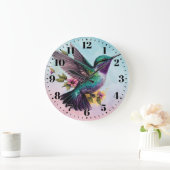 Grande Horloge Ronde Hummingbird (Maison)