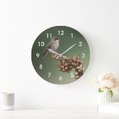 Grande Horloge Ronde Hummingbird  (Maison)