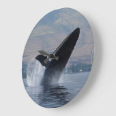 Grande Horloge Ronde humpback break breaching (Angle)