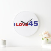 Grande Horloge Ronde I Love 45 (Maison)