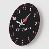 Grande Horloge Ronde I Love Chicago (Angle)