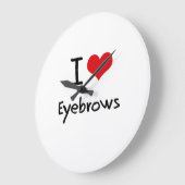 Grande Horloge Ronde I love eyebrows (Angle)