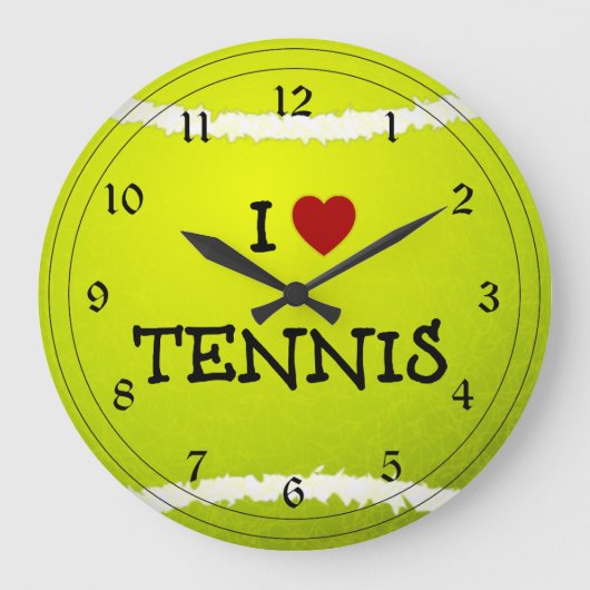 Grande Horloge Ronde I Love tennis (Recto)