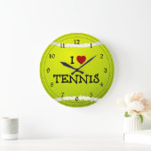Grande Horloge Ronde I Love tennis (Maison)