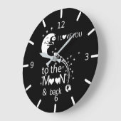 Grande Horloge Ronde I love You To The Moon & Back (Angle)