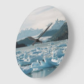 Grande Horloge Ronde Icebergs glaciaires (Angle)