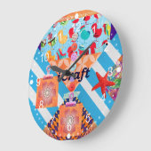 Grande Horloge Ronde iCraft Scrapbooking and Button Craft Gifts (Angle)