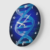Grande Horloge Ronde ID ADN Blue Science (Angle)