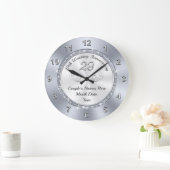 Grande Horloge Ronde Idées cadeaux personnalisées pour 29 ans (Maison)