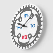 Grande Horloge Ronde Il est temps de rouler (Angle)