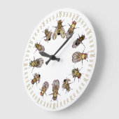 Grande Horloge Ronde Il est temps de trier Drosophila ! (Angle)