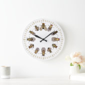 Grande Horloge Ronde Il est temps de trier Drosophila ! (Maison)